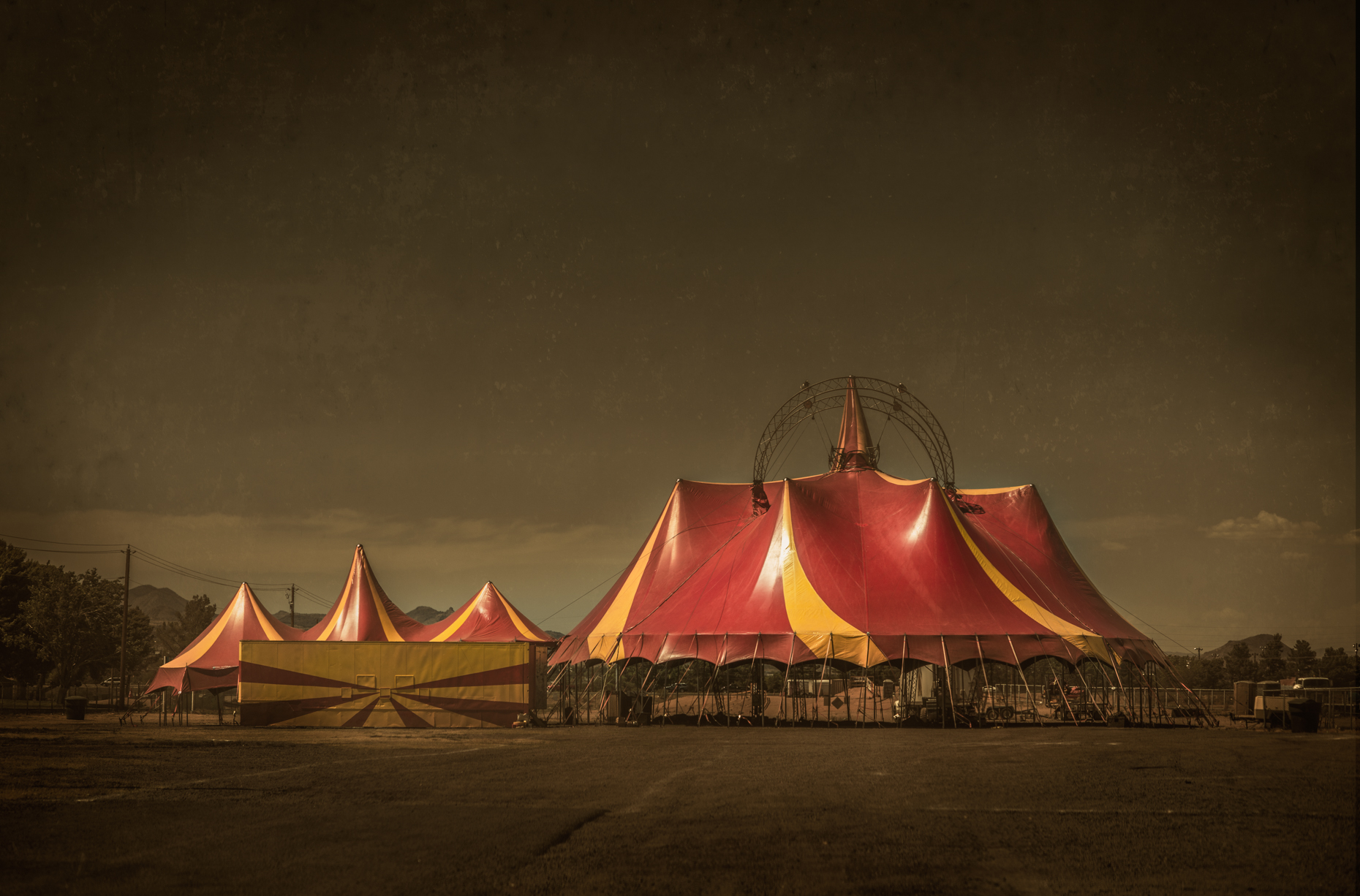 "Circus Tent", Needles California, 2014